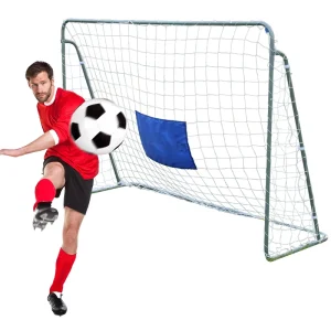 Factory Movable Steel Outdoor Sport Training Full Size Portable Football Goal Post