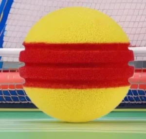 Factory OEM High Bounce Soft Safe Indoor Training 3.5 Inch Diameter PU Foam Golf Ball Tennis Ball TYPTI Ball