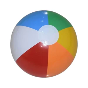 Factory PVC Inflatable Toy Beach Ball Splashing Colorful Ocean Ball Six Pieces of Color Beach Ball
