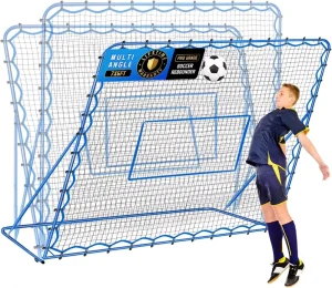 Factory Portable Passing Practice 7x6Ft Dual-mode Switchable Soccer Goal and Football Rebounder Net in China
