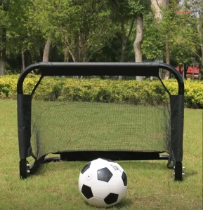 Factory Portable Soccer Goal Net with Steel Frame Foldable Design Nylon Polyester Net Custom Colors Training Goals Set