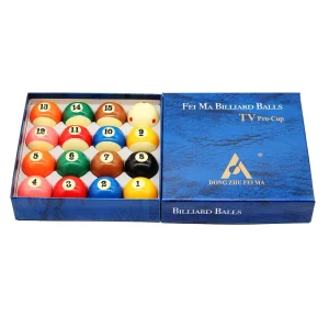Factory Price Billiard Pool Ball 57.2MM Blue Box 16pcs/set