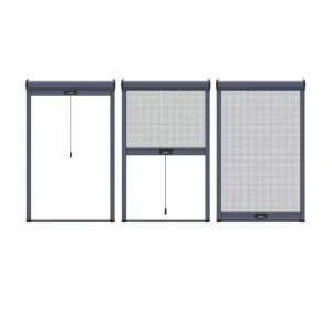 Factory Price Easy Install Roller Mosquito Nets Fiber Retractable Net for House Windows