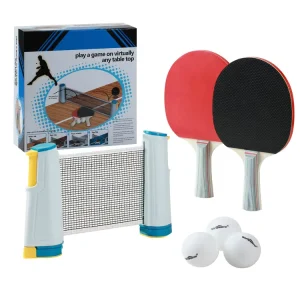 Factory Price Indoor Outdoor Games Mini Table Tennis Set With Retractable Net and PingPong