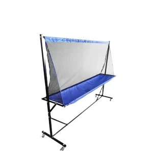 Factory Price Movable Folding Wear Resisting Portable Table Tennis Collect Net With Wheel for Training