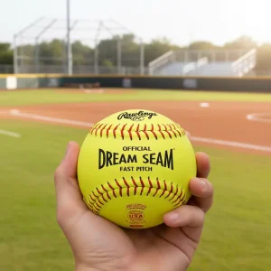 Factory Price Official League Softball Fastpitch ASA Certified Softball Premium Leather Poly Core Center