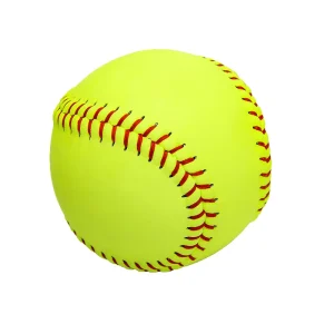 Factory Production Green Yellow Leather Beatable Cork Standard Practice Game Softball