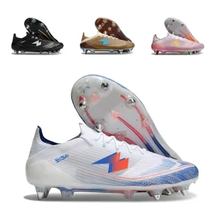 Factory Professional Men’s Low Ankle F50 SG Soccer Cleats Lace Football Boots PVC Mesh Upper Winter Sport Training Drop