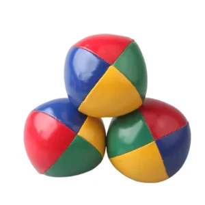 Factory Sale Custom Pu Bulk Bean Bag Colorful Juggling Ball 6.3cm CE Certified Outdoors Playing Toys For Kids