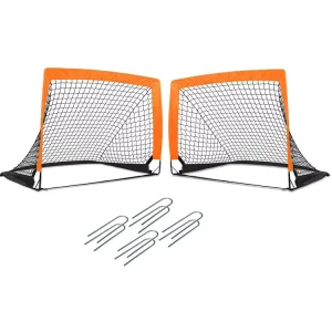 Factory Sale Indoor Outdoor Portable Folding Removable Kids Soccer Goal Set Football Training Goal