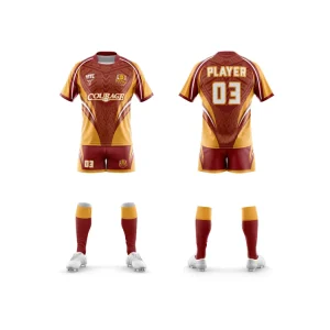 Factory Sale Personalized Rugby Jersey Shirts Customize Stitched American Retro Football Wear for Team Sports