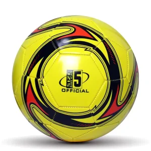 Factory Sell Machine Stitched 1.6mm PVC Shiny Soccer Ball Custom Logo Printed Promotional Football Ball Size 5