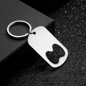 Factory Tag Stainless Steel Bottle Opener Keychain Portable Beverage Cap Remover For Daily Carry Pocket Multi Functional Gadget