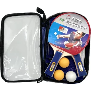 Factory Wholesales High Quality Professional Table Tennis Racket with Three Balls Customized Logo