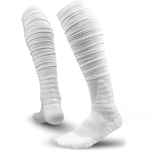 Factory Youth Men Extra Long Colorful Scrunch American Football Soccer Rugby Socks Hiking Sport Socks