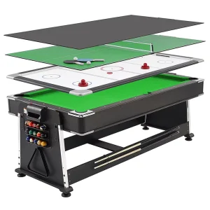 Factory direct Supply Large 3-in-1 Multi-functional Convertible Pool Table Medium-density Fiberboard Table air Table