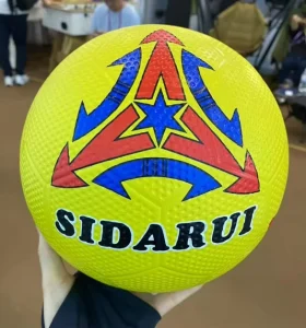 Fashionable Durable Eco Friendly Rubber Soccer Ball Size 5 0.4-0.45kg Customize Color Customer’s Logo Outdoor
