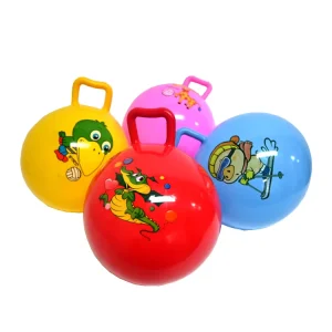 Fast Shipping in Stock 20cm PVC Kids Bouncy Hopping Ball with Custom Logo