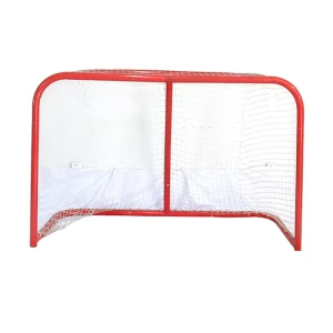 Field Hockey Goal Red Steel Tube Roller Hockey Goal Net
