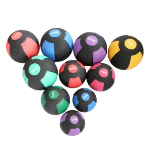 Fitness Ball Medicine Ball with Anti Burst Core Heavy Duty PVC for Plyometric Workouts Cross Training