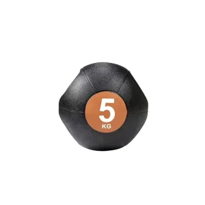 Fitness High Quality New Design Rubber Medicine Ball Customized Logo Double Dual Grip Handle Medicine Ball