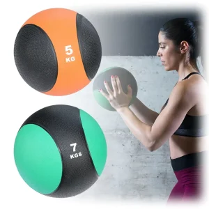 Fitness Rubber New Design Two Colored Medicine Ball Med Ball Fitness Ball for Balance Training