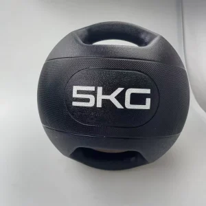 Fitness Weighted Rubber 3-10KG Dual Handle Medicine Ball Training Balls