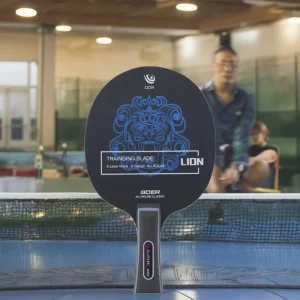 Five Layer Wood Baseplate Table Tennis Racket with Long and Short Handled Premium Wood Material