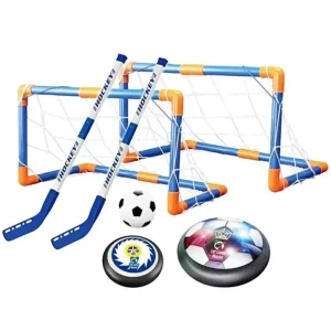 Floating Soccer Air Hockey Inflatable Football 3 in 1 Set for Kids Rechargeable Floating Air Hockey Soccer Toy