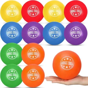 Foam Dodgeball Set 5 Inch Soft Skin Low Density Foam Non Sting Bulk Pack with Stars for Kids Adults