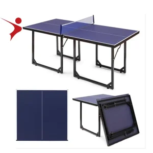 Fold Mid-Size Table Tennis Table Indoor Outdoor Portable Table Tennis Game With Net