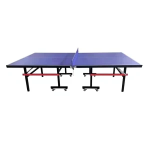 Foldable 18mm MDF Sport Table Tennis Table for Indoor Use Durable Ping Pong Table with Net Easy Assembly Sturdy Frame