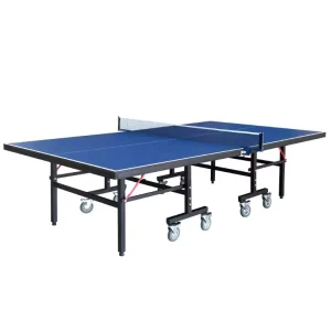 Foldable 18mm MDF Table Tennis Table for Indoor Outdoor Easy Assembly Durable Ping Pong Table with Net