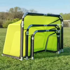 Foldable Aluminum Soccer Goals in 3 Sizes for Kids Indoor and Outdoor Soccer Training Football Training