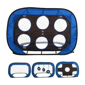Foldable Goal Four in One for Children and Parents’ Outdoor Sports and Football Training Goal with Rebound Net