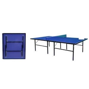 Foldable Ping Pong Table Set Modern Style Indoor and Outdoor TableTennis Table with Net