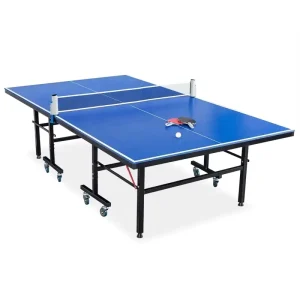 Foldable Portable Table Tennis Table with Wheels