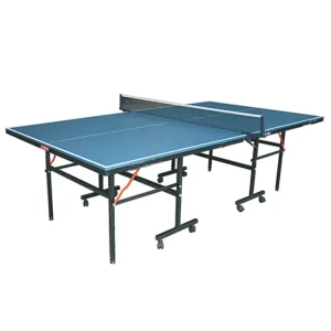 Foldable Standard Indoor Table Tennis Table with Wheels Movable 15MM Thick High density Board