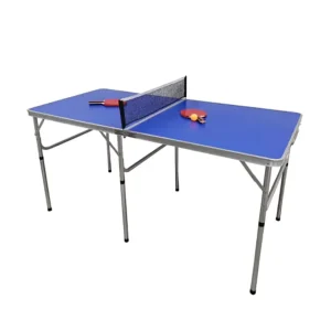 Foldable Tennis Table Ping Pong Folding Table for Indoor Outdoor Game Durable Portable Ping Pong Table With Net