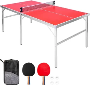 Foldable Wooden Table Tennis Set with Waterproof Cover Standard Size Indoor Use OEM Product