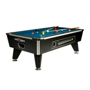Folding Coin Operated Pool Table Commercial Indoor Sports Billiard Table 8ft Snooker With Coin Acceptor