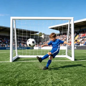 Folding Portable Soccer Goal All-Weather Football Net For Backyard Club Training Competitive Games
