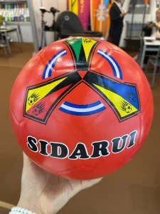 Football Ball 5 4 3 2 Rubber Materials Red Green Blue Yellow White Colored Ball Manufacturer Supply Children’s Football