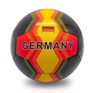 Football Ball Soccer Ball Soft Touch Foam PVC Machine Stitched Germany Flag Design Soccer Ball