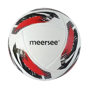 Football Club Textured PU Size 5 Training Soccer Ball with Custom Logo Durable Rubber Bladder for Ages up 12 Meersee