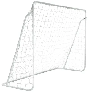 Football Goal 365 cm X 182 cm X 120 Cm Made of Steel Click System and Accessories for Junior Matches or Back