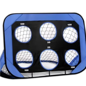 Football Goal 4 in 1 Portable Removable Multi Purpose Soccer Training Net Soccer Goal