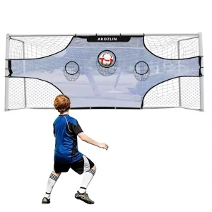 Football Goal Cloth Backboard Net for Free Kick Practice Shooting 3x2m 5x2m 7.3×2.4m Sizes Adults & Teens 5 11 a Side Games