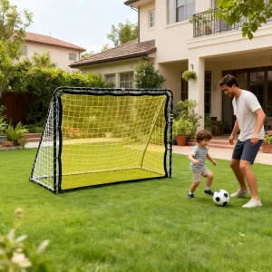 Football Goal Quick Set Up Folding Soccer Goal Portable Soccer Goal for Backyard Practice