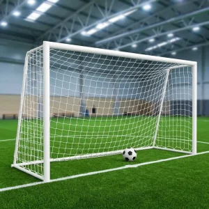 Football Net Durable White PE 11 Players Football Goal Net Outdoor Waterproof Soccer Net